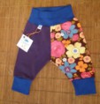 pantalones hippies morado flores